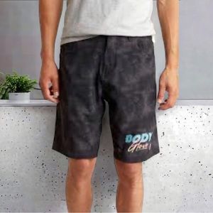 Body Glove Boardshorts Black Tie Dye Logo 21” Boardwalk Swim Shorts Size Medium